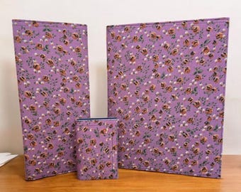 JW Fabric /faux leather magazine brochure tract contact card folder holder pouch gift ministry - floral design.baptism, pioneer