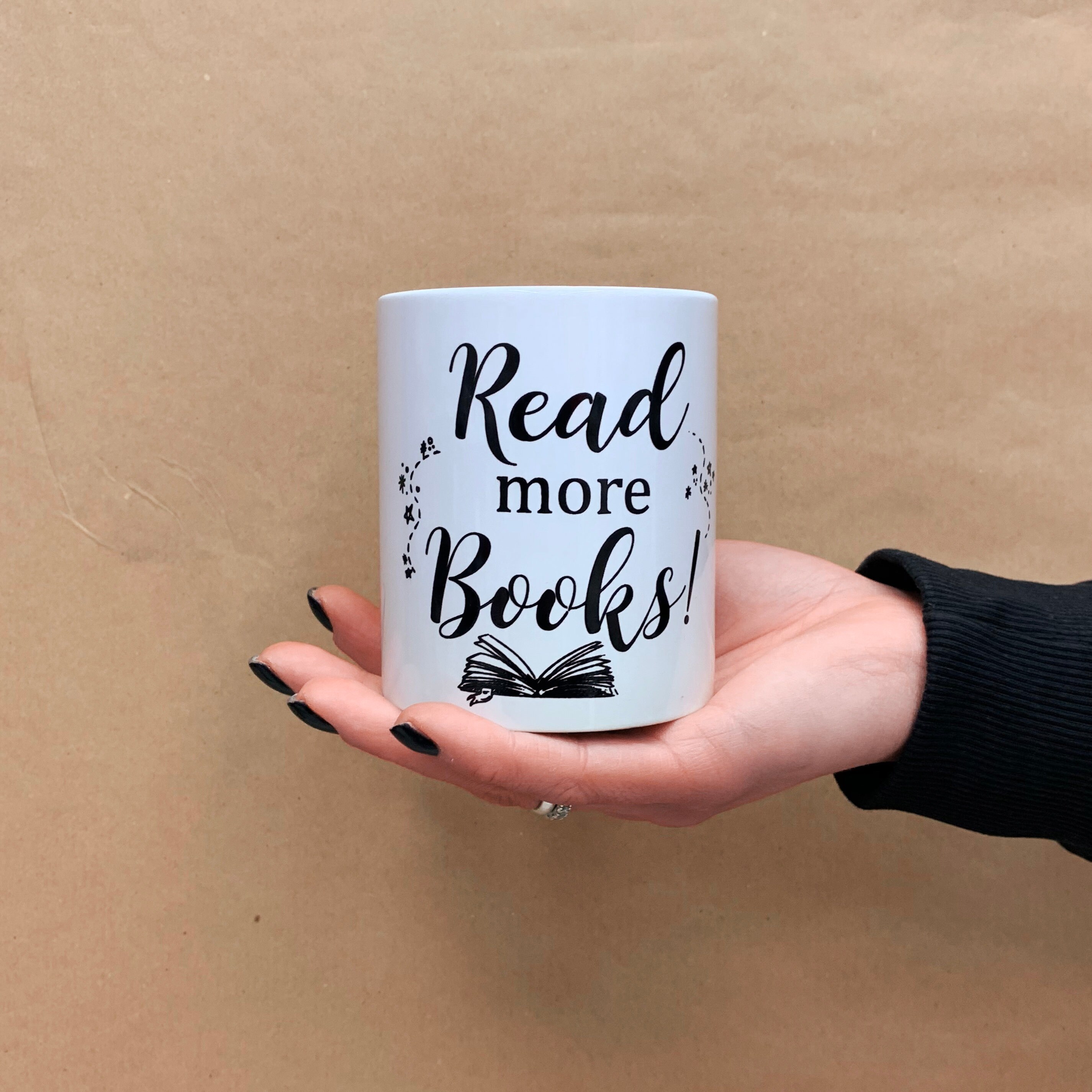 Cup READ MORE BOOKS Etsy