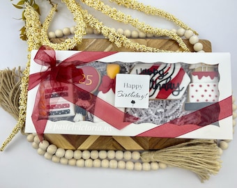 Birthday cookies gift box, personalized birthday cookie box, Birthday Gifts for Friends, gift for her, gift for him, Set of 5 cookies