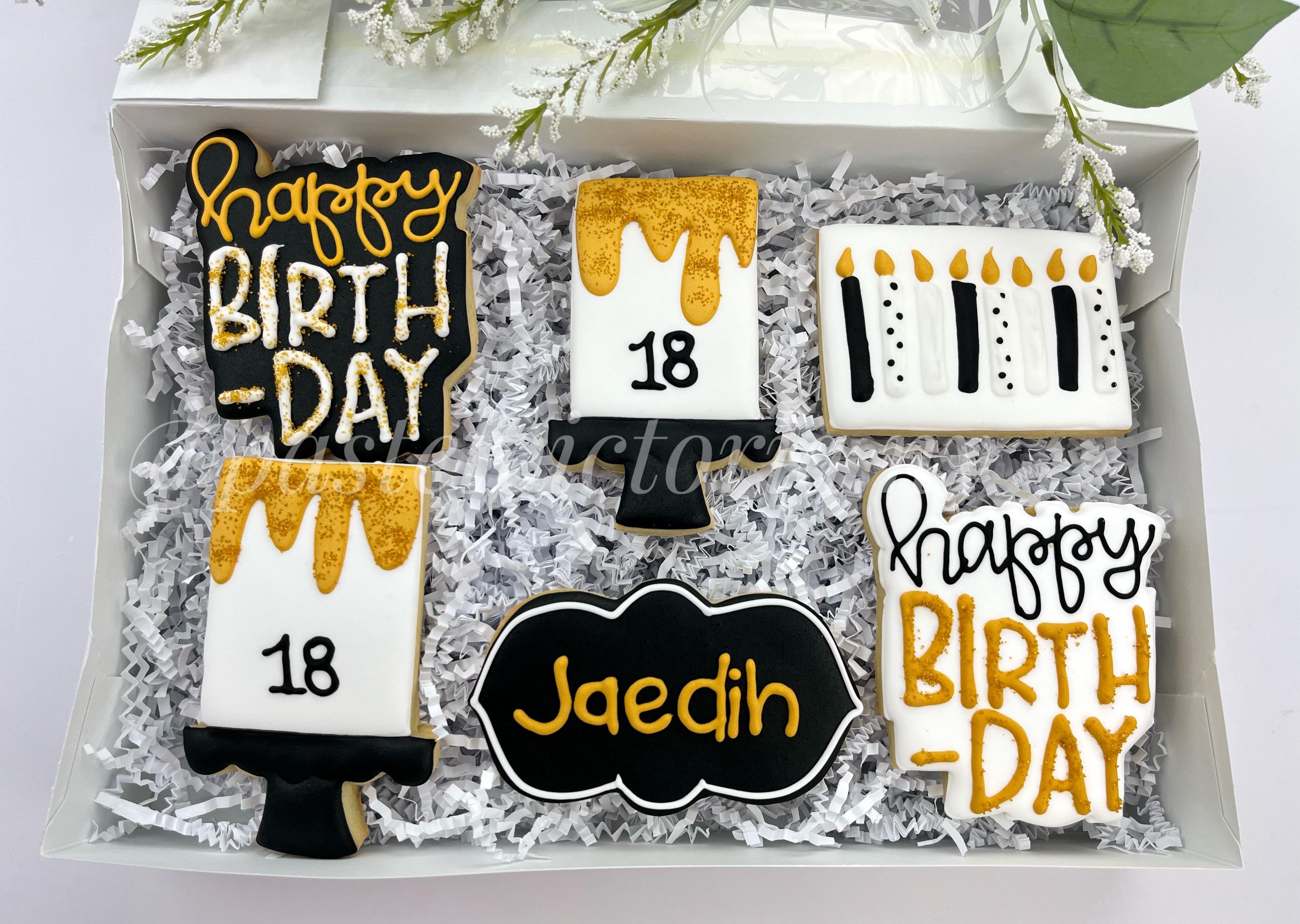 Nastro Compleanno Bianco Con Scritta Nera, 22mm X 9m In Raso E Gros Grain Per Decorazioni E Pacchi Regalo - 4