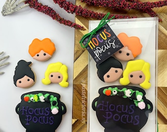 Halloween sugar cookies, Halloween party, vintage Halloween cookies, decorated characters, favors sugar cookies, dessert table, gift cookies