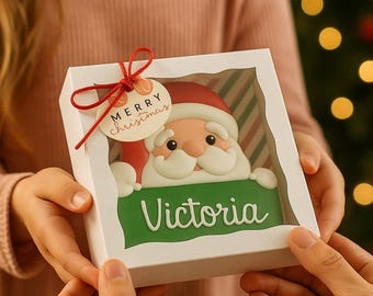 Calza Di Babbo Natale Per Bambini Da Riempire | Calza Di Natale Personalizzata Con Nome | Stivale Di Babbo Natale Da Appendere - Italia - Foto 10