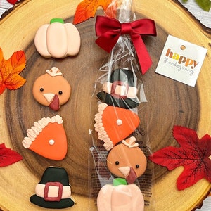 Thanksgiving party favors, holiday hostess gifts, Thanksgiving cookies, Thanksgiving gift ideas, Friendsgiving party, mini cookies