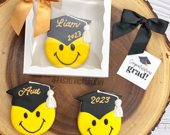 Personalized Graduation cookies, Grad Gift, College Grad, party favors,