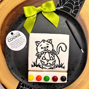 Paint your own Halloween cookies, Halloween cookies to decorate, Halloween treats, PYO HALLOWEEN Cookie, Sets of 1,6,12