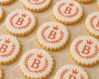 Custom Logo Cookies, Custom Corporate Cookies, Logo Printed Directly On To Cookies, Corporate Event Treats & Client Appreciation Gifts