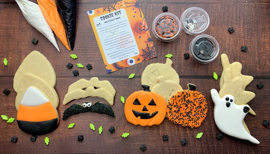 DIY Halloween Cookie Kit , Halloween Cookie Decorating Kit , DIY Kits
