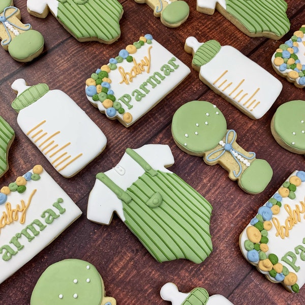 Baby shower sugar cookies, decorated custom cookies, cookies gift, baby shower decorations, baby shower boy, baby shower girl, gender reveal