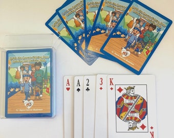 Cancer Playing Cards Cancer Gift for Kids Breast Cancer Care Playing Cards Breast #CancerTeddyBear #BestCancerGifts