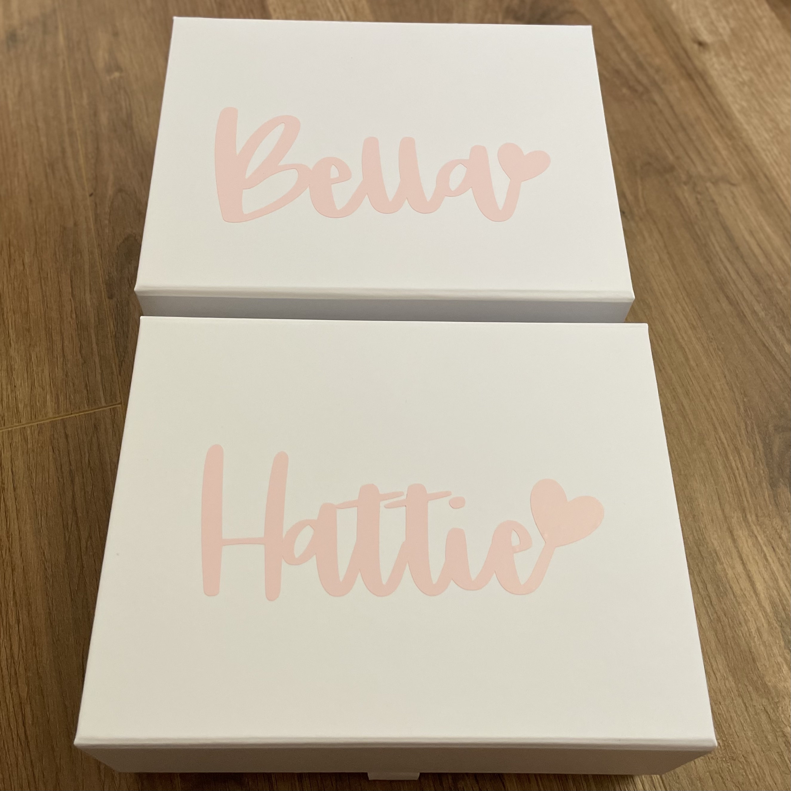 BABY GIFT BOX Personalised Name Box Baby Girl Memory Box Etsy