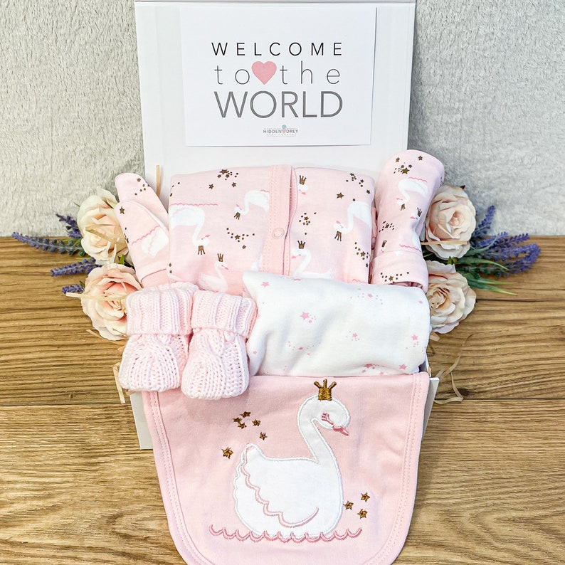 BABY GIRL KEEPSAKE Gift Box New Born Baby Girl Gift Box for | Etsy