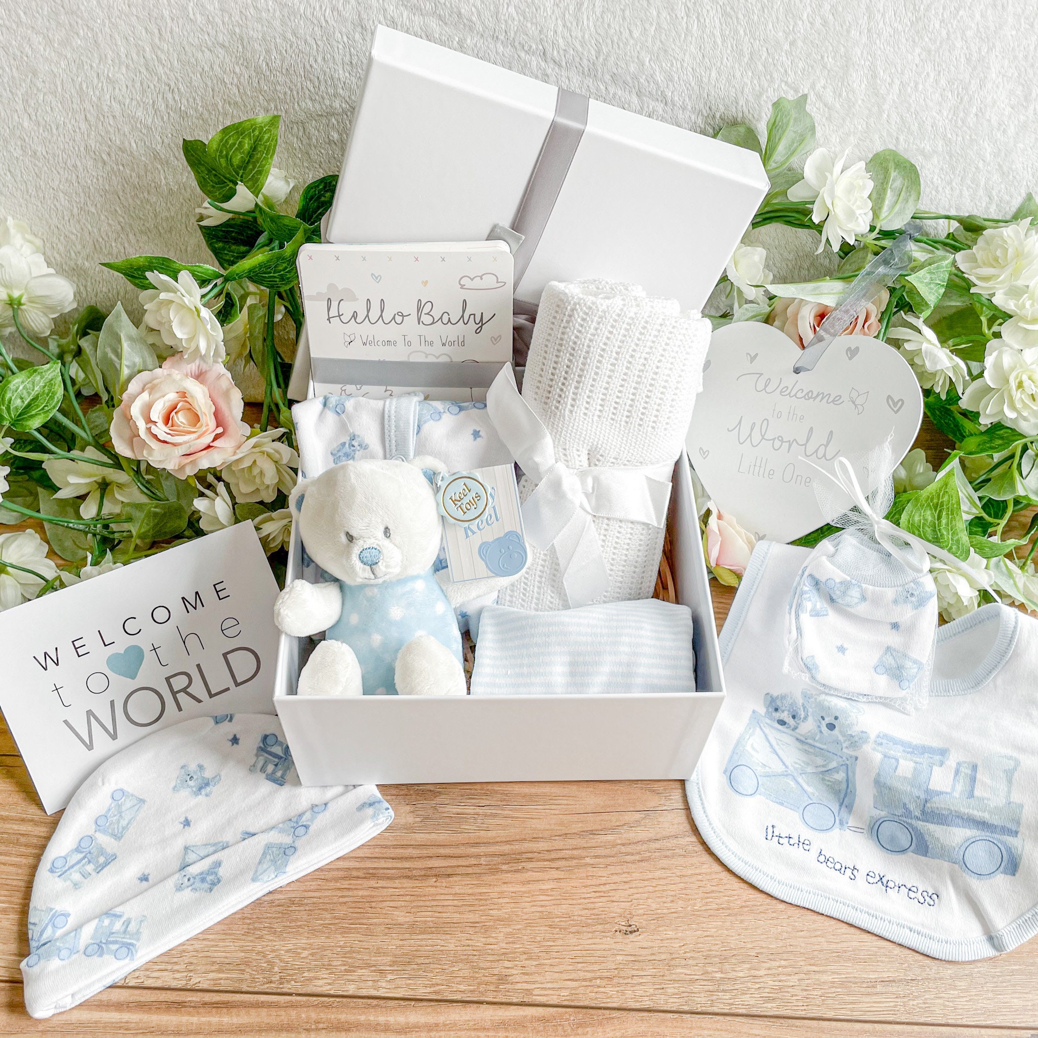 NEWBORN BABY GIFT Luxury Baby Boy Gift Hamper Keepsake Etsy