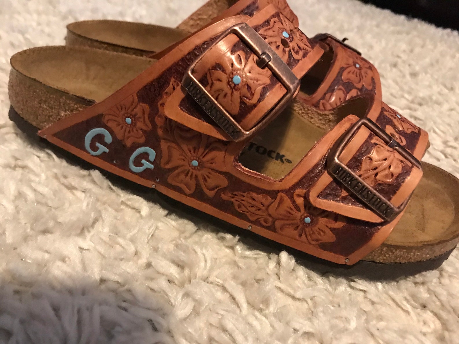 hand tooled birkenstocks