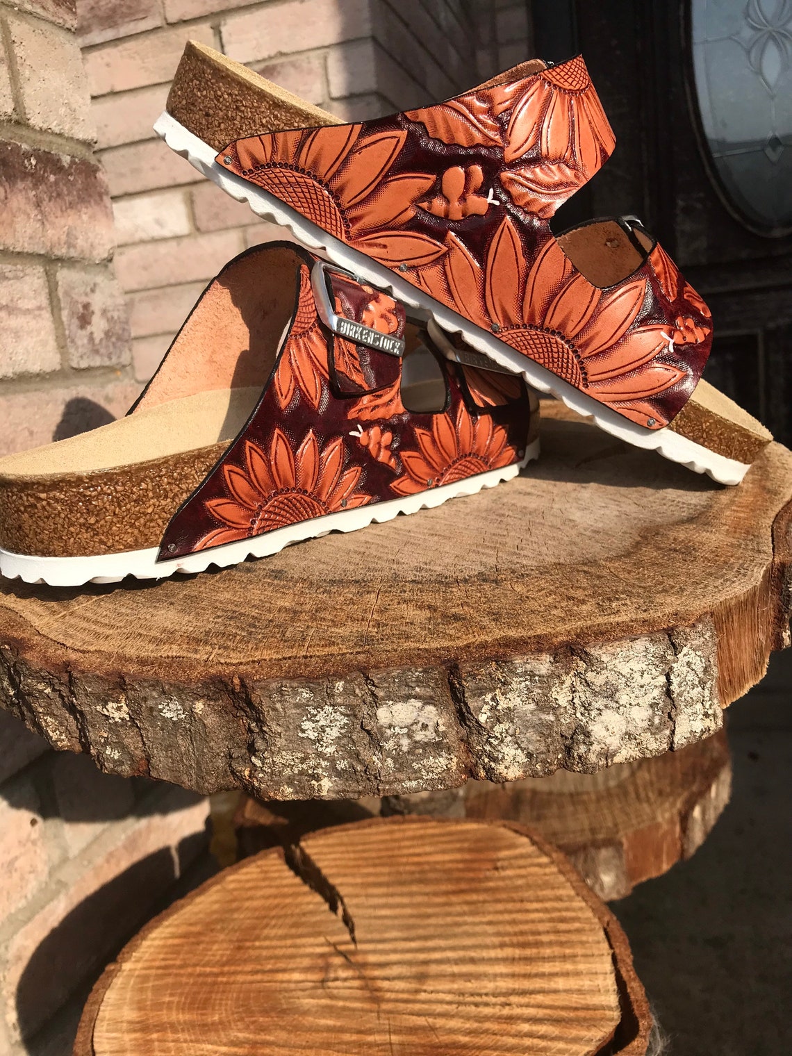 hand tooled birkenstocks
