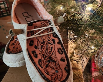 Custom tooled leather heydudes