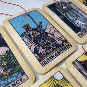 Tarot Card Car Air Freshener | Tarot Card Freshie | Car Accessories | Windshield Accessories