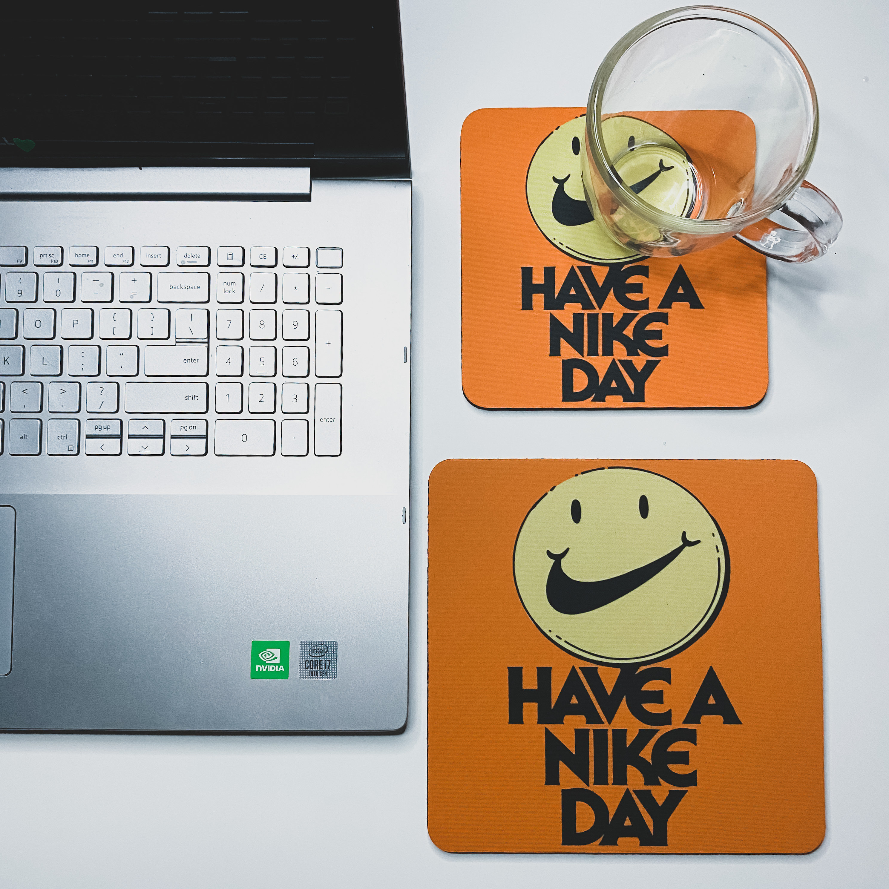 Buy Have A Nice Day Mousepad Cup Coaster Desk Accessories Sneakerhead Office Accessories Online in India Etsy