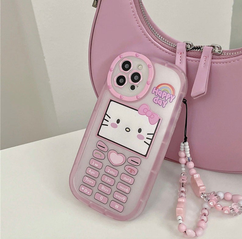Hello Kitty Inspired Mobile Phone Case. Brick Phone Y2k Style Etsy