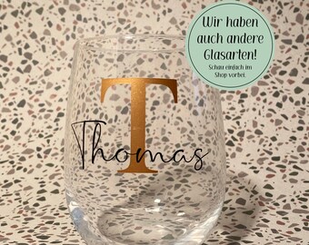 Personalisiertes Wasserglas