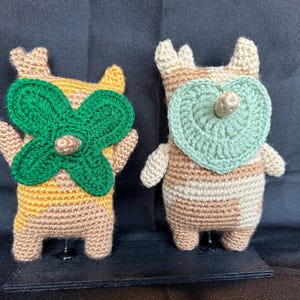 Entzückende handgemachte Korok Amigurumi - einzigartiges Muster, handgefertigt, perfektes Geschenk für Zelda Fans