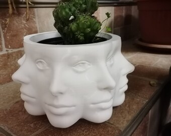 polyface plantenbak-vaas 3d gedrukt
