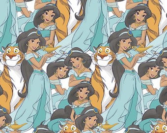 BTY Disney's Princess Jasmine Fabric, 100% Cotton