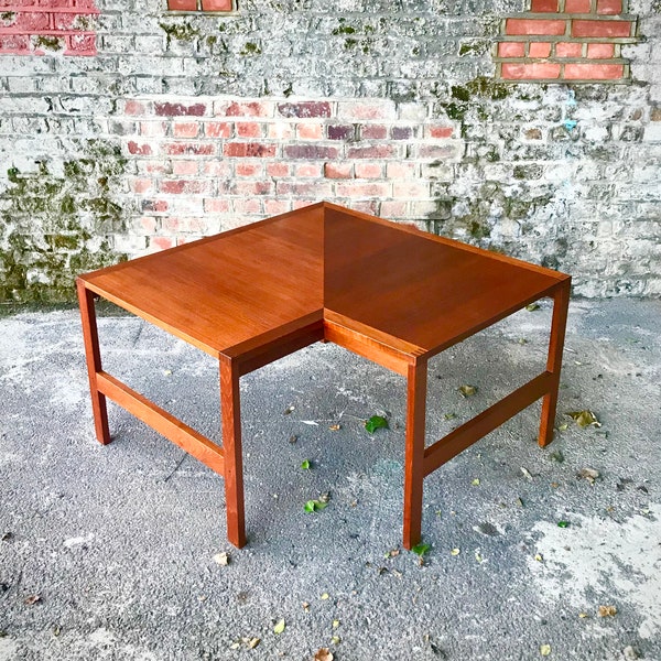 Spectacular France and Son mid-century coffee table by Ole Gjerløv Knudsen & Torben Lind