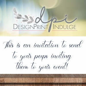 Divorce Party Invitation, Single Peeps Invite with Envelopes image 4