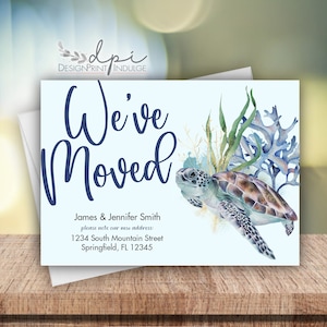 New Address Moving Announcement Cards, Personalized Moving Cards, We Have a New Address Cards, Customize It, Digital or Printed