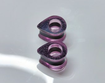 Wood Resin Tunnels, Double Flare Plugs, 00g Gauges