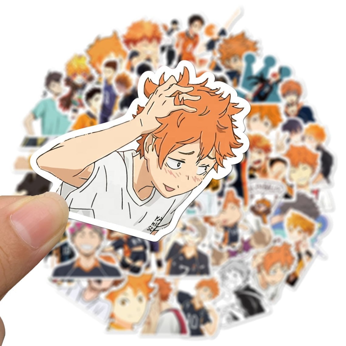 Pack of 25 or 50 Vinyl Haikyuu Stickers Die Cut Decal Set Etsy