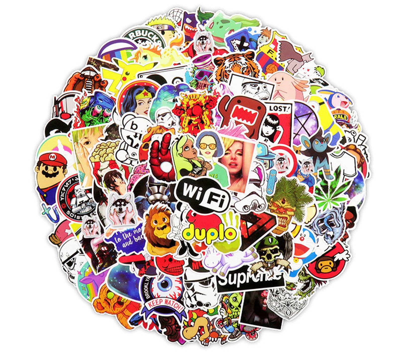 25/50/100 Vinyl Graffiti Sticker Pack Die Cut Decal Set Etsy