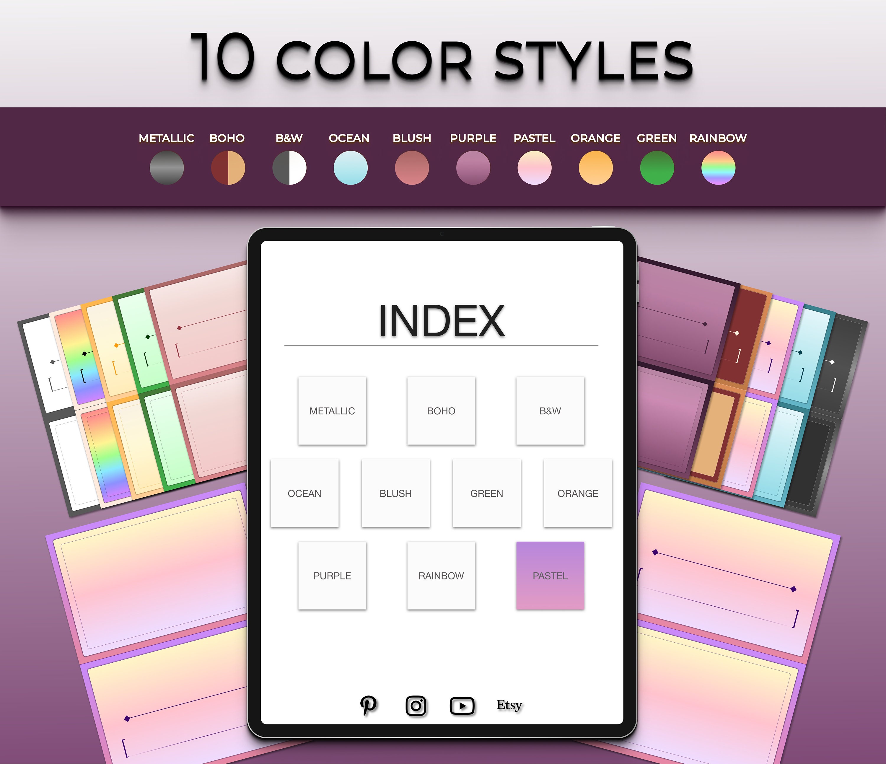Goodnotes Flashcards, Goodnotes Tools, Vocabulary Cards, Vocabulary