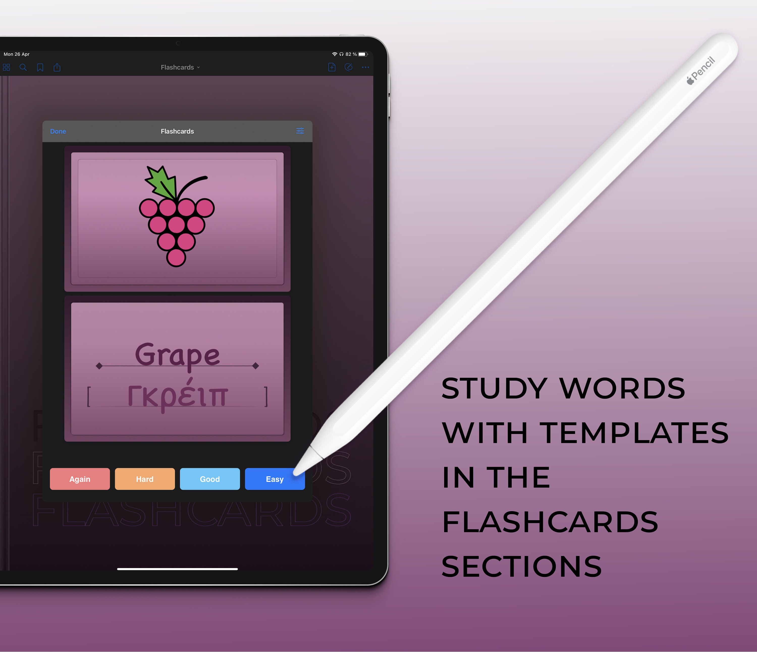 Goodnotes Flashcards, Goodnotes Tools, Vocabulary Cards, Vocabulary