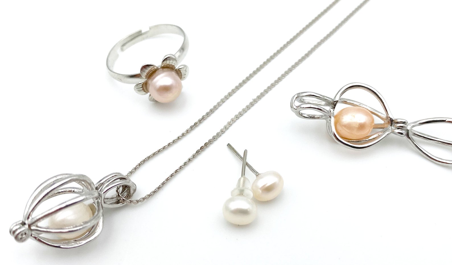 Oyster Pearl Necklace Kit Free Shipping 25 Days Etsy