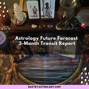Informe de tránsito de pronóstico futuro de 3 meses de astrología / Lectura personalizada de la carta de tránsito / Regalo de cumpleaños / Regalo de astrología / Informe digital