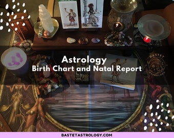 Astrology Birth Chart and Natal Report | Personalized Natal Chart Reading | Birthday Gift | Astrology Gift  | Digital Report