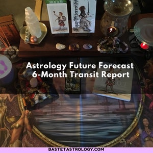 Astrologie 6-maanden toekomstvoorspelling Transitrapport | Gepersonaliseerde transitkaartlezing | Verjaardagscadeau | Astrologiecadeau | Digitaal rapport