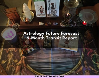 Raport astrologiczny z prognozą przyszłości na 6 miesięcy | Spersonalizowany wykres tranzytu | Prezent urodzinowy | Prezent astrologiczny | Raport cyfrowy