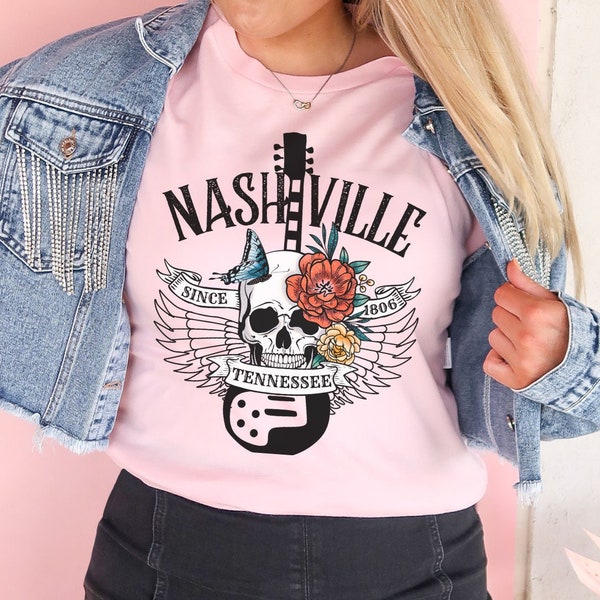 Retro Nashville Shirt Country Music Shirt Boho Western Shirt Western Wear Western Clothing Nashville T Shirt Nashville Tee Nashville Tshirt