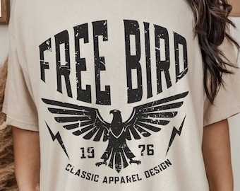 Free Bird Shirt Eagle Shirt Retro Boho Hippie T Shirts Boho Aztec Cowgirl Shirt Hippie Soul Shirt Wanderlust Shirt Vintage Western Graphic