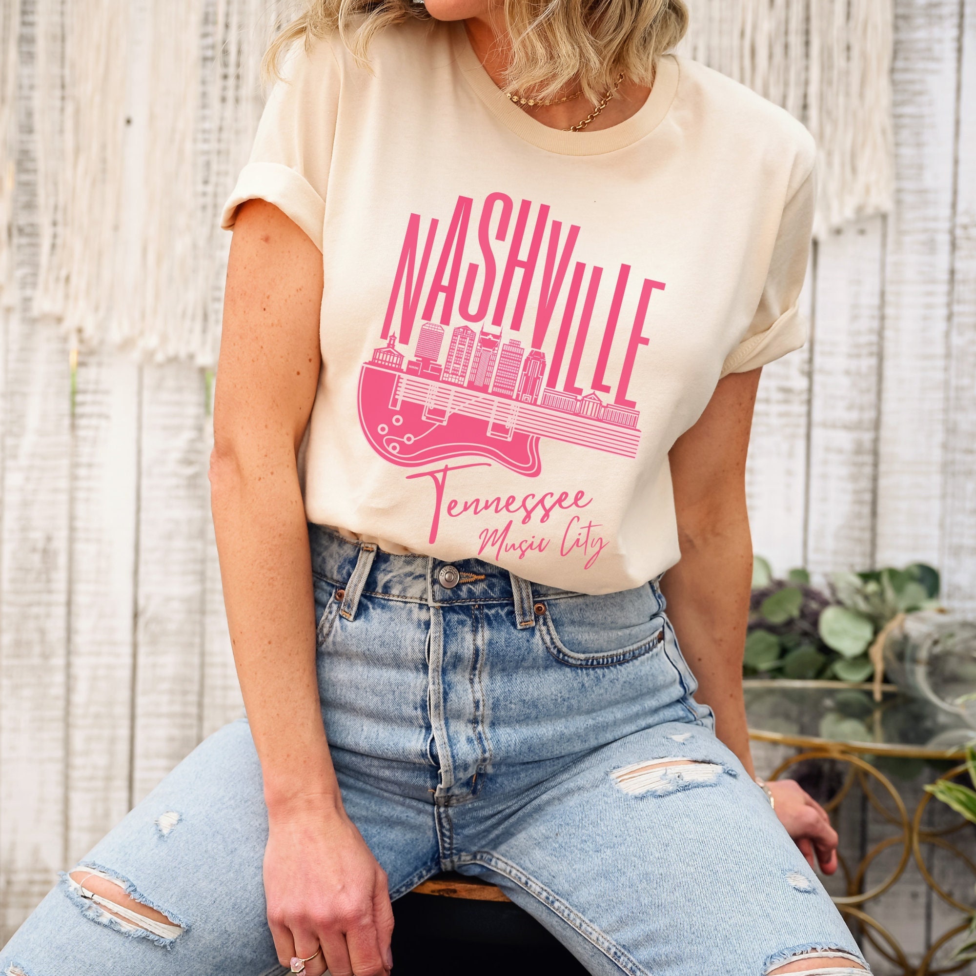 Discover Nashville Skyline Tshirt Nashville T-Shirt
