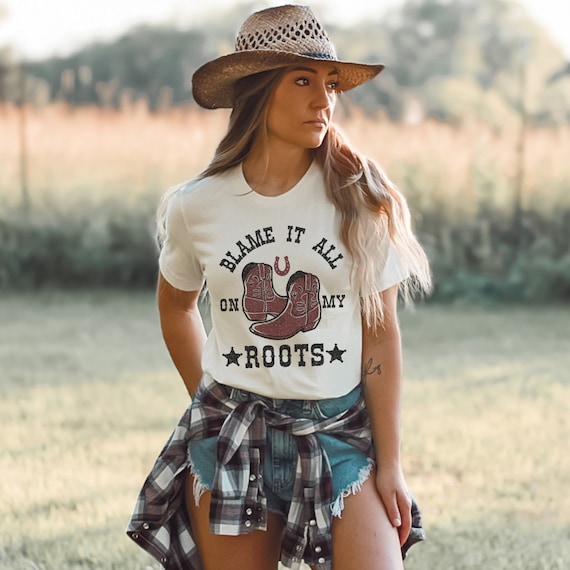 Clearance! Graphic Tees for Women Western Shirts for Women Cute