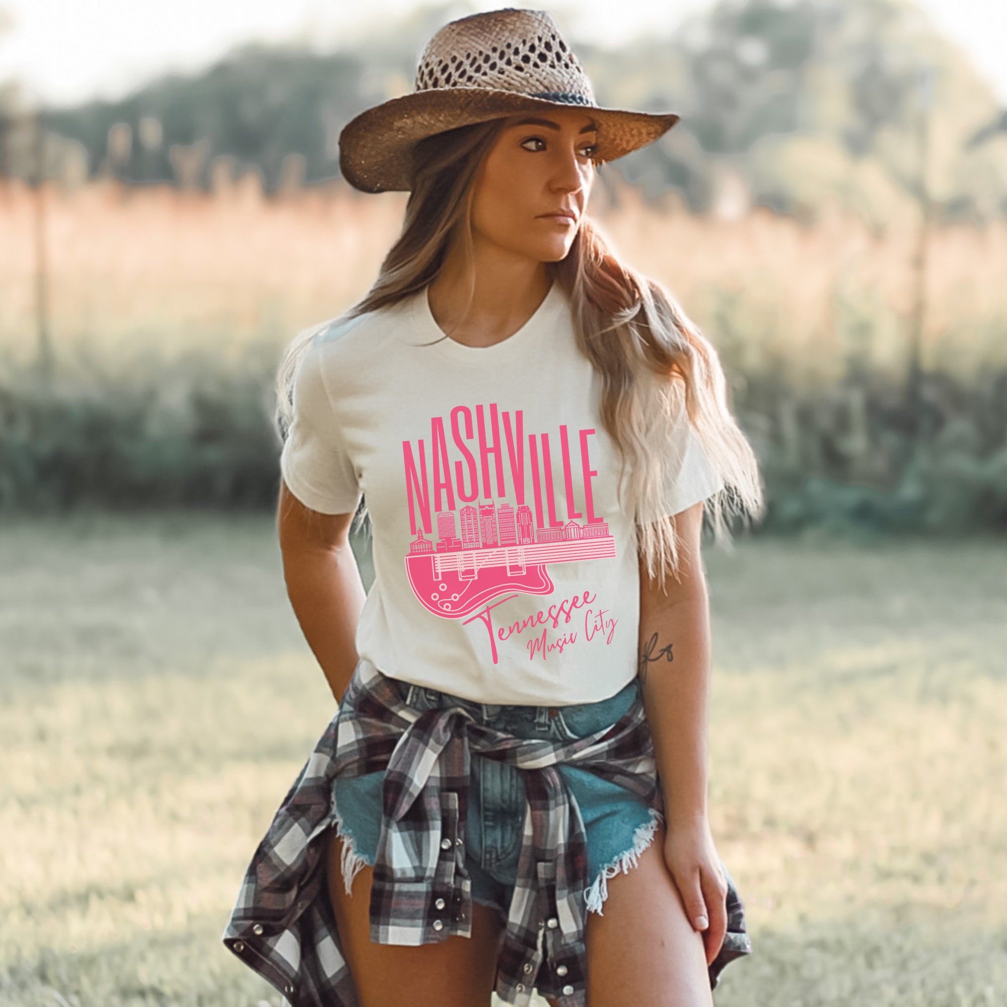 Discover Nashville Skyline Tshirt Nashville T-Shirt