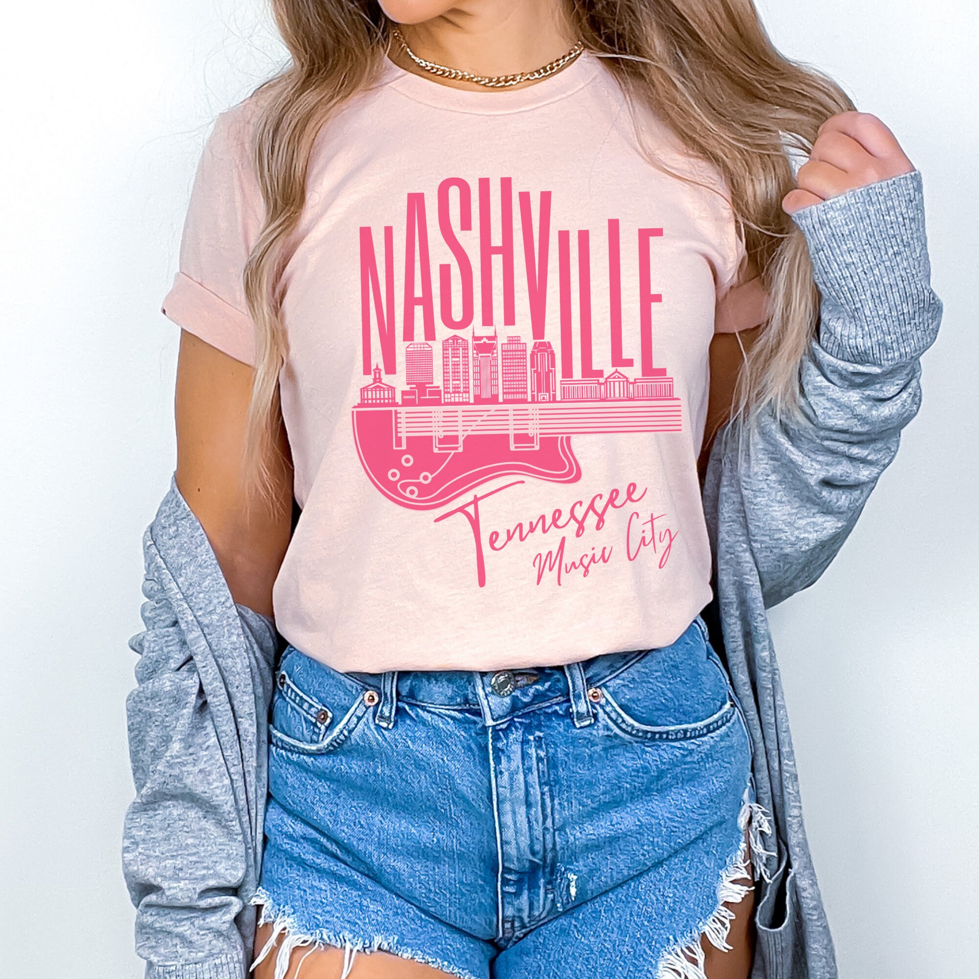 Discover Nashville Skyline Tshirt Nashville T-Shirt