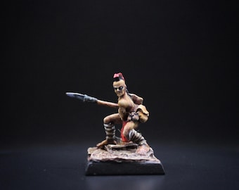 Native American Miniature | Roleplaying character | Painted miniature | Fantasy character | dnd | Pathfinder | Fantasy game