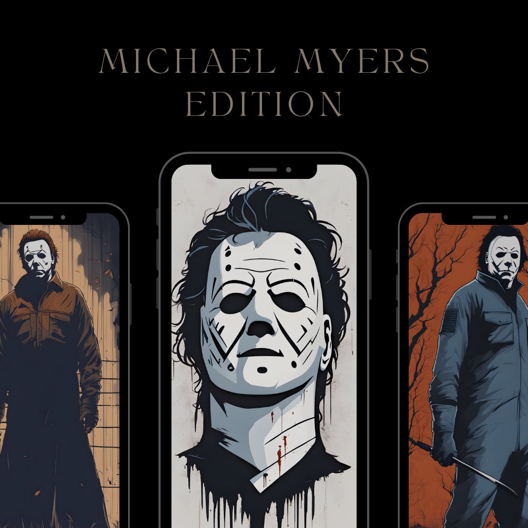 Michael Myers iPhone Wallpapers Horror Movie Wallpaper Set - Etsy