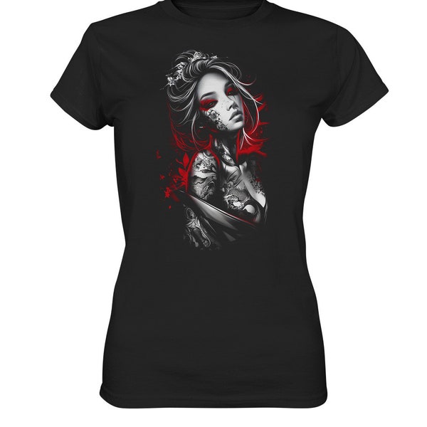 Geisha red - Ladies Premium Shirt