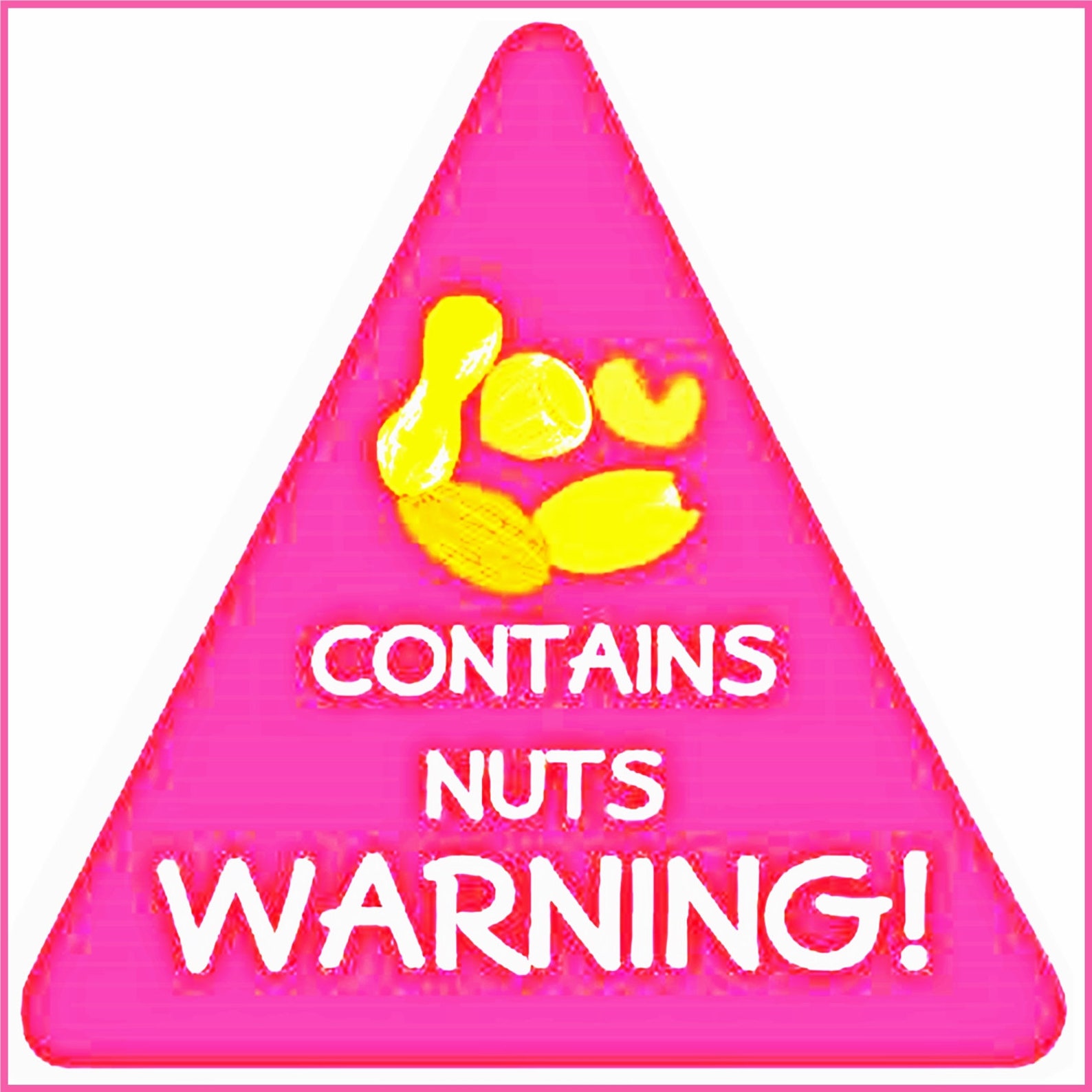 WARNING Contains NUTS Contains GLUTEN Pink Matt Etsy