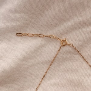Gold plated heart necklace Jude Bild 5